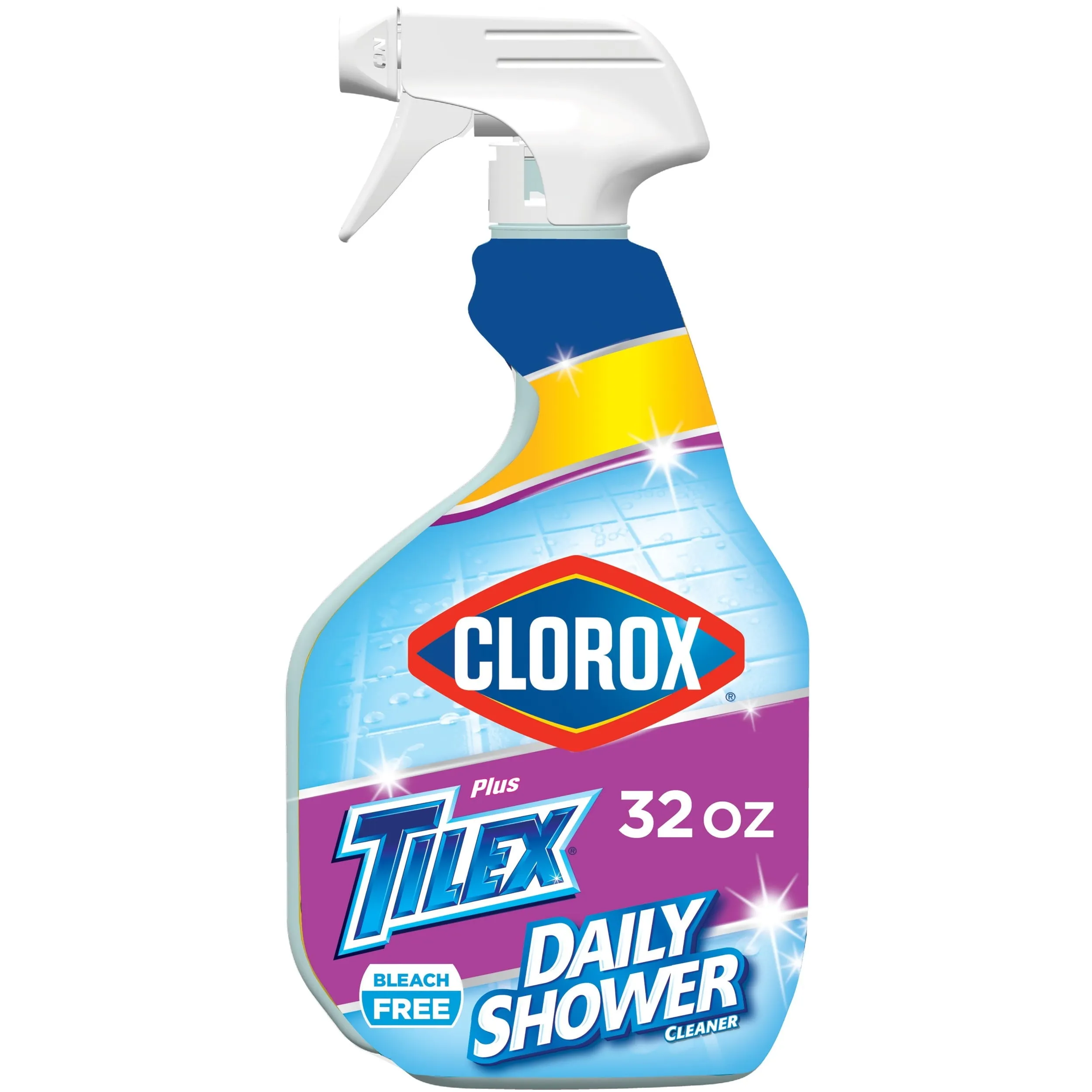 Clorox Plus Tilex Daily Shower Bathroom Cleaner Spray, 32 fl oz