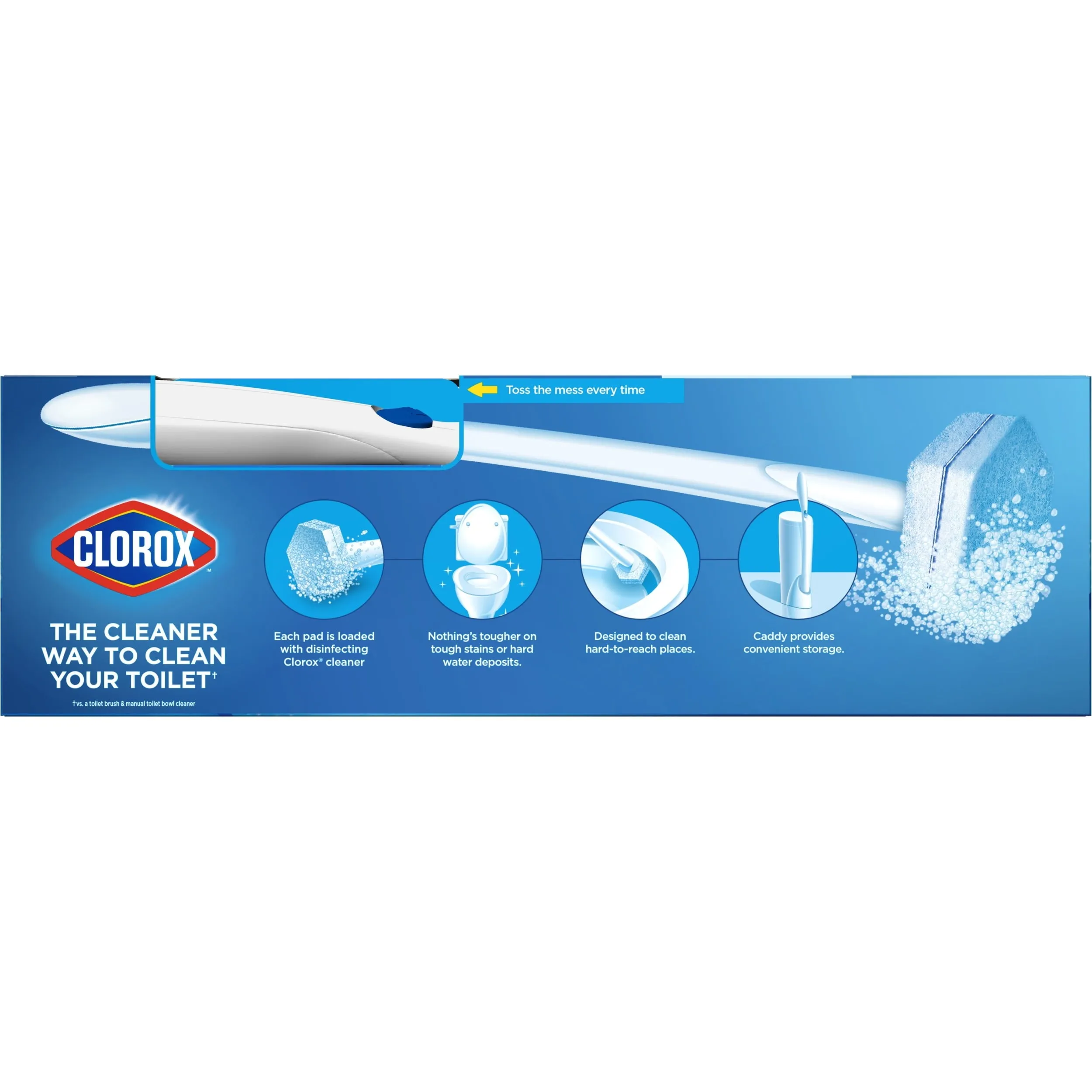 Clorox ToiletWand Disposable Toilet Bowl Brush Cleaner System