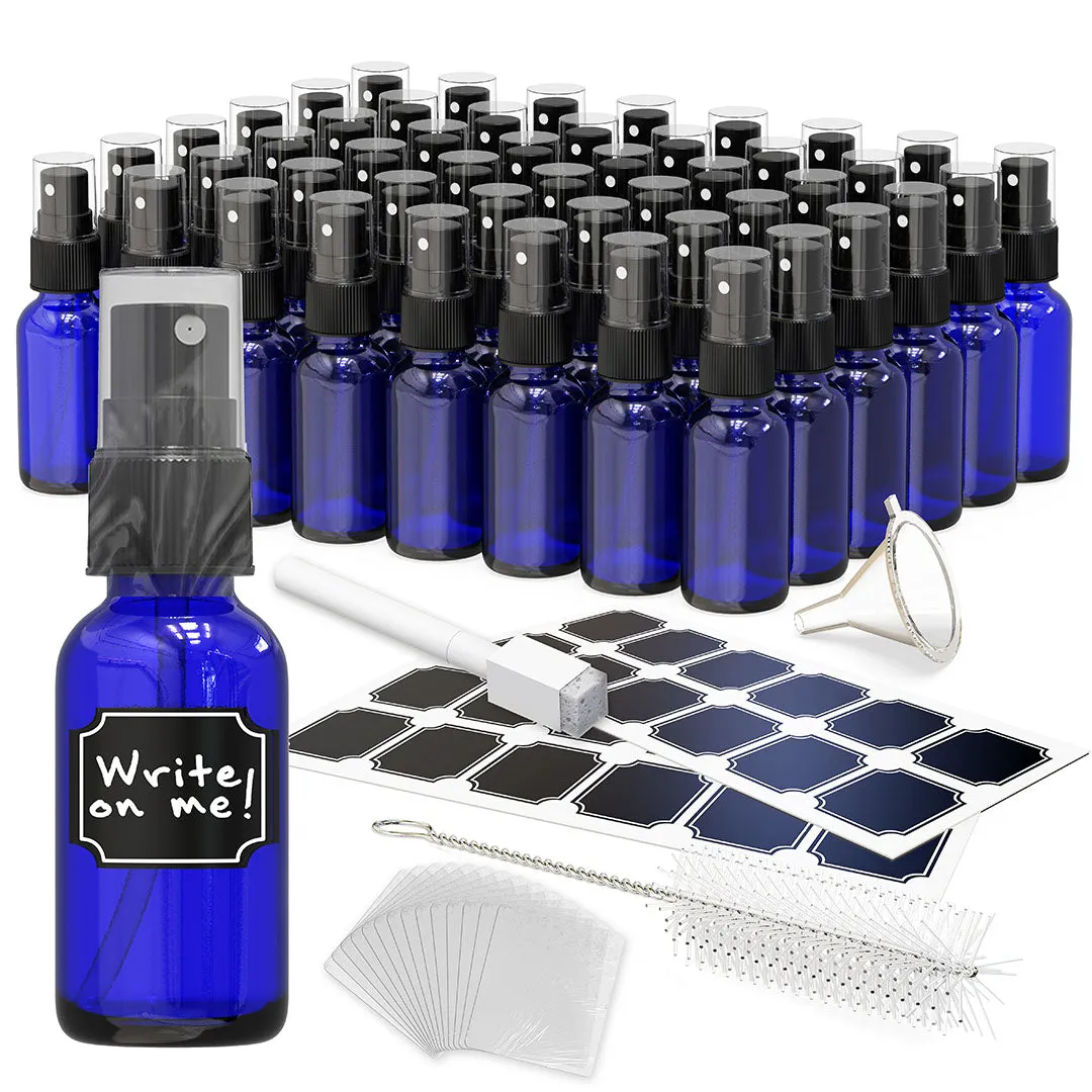 Cobalt Blue Glass Spray Bottles