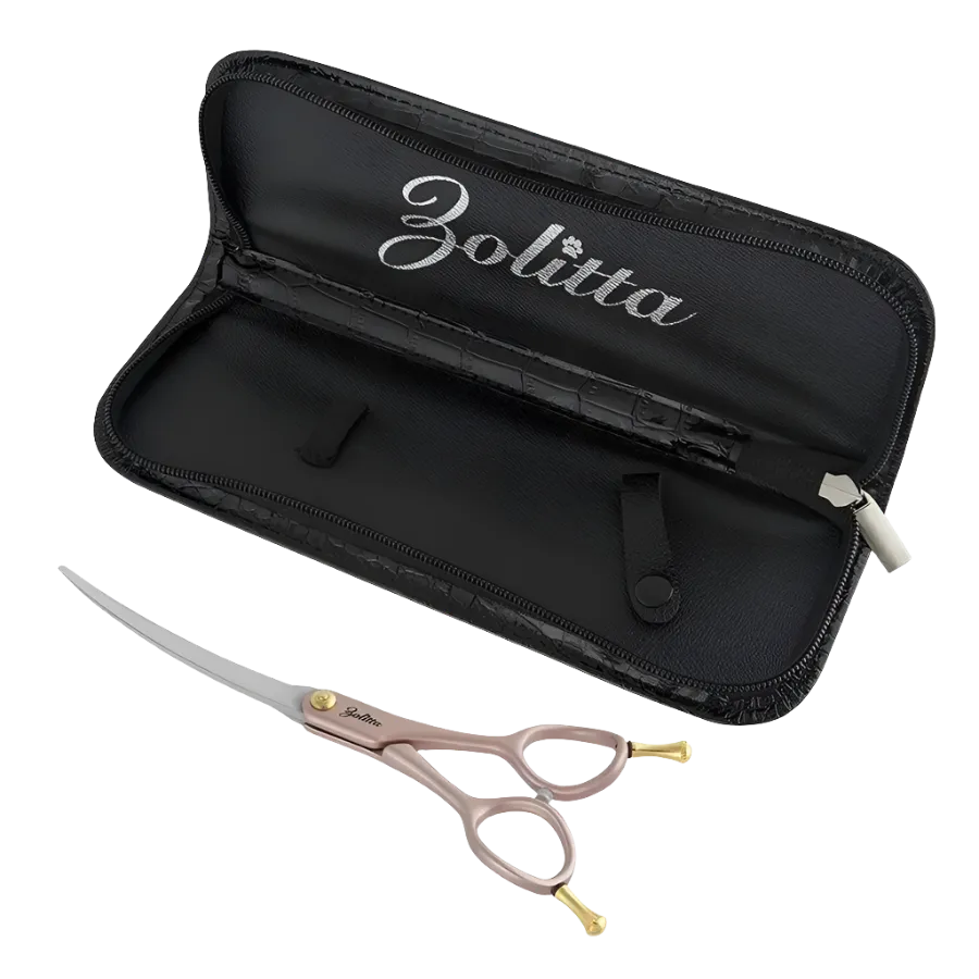 Colibri Curved Scissors Rosegold 6.25 by Zolitta