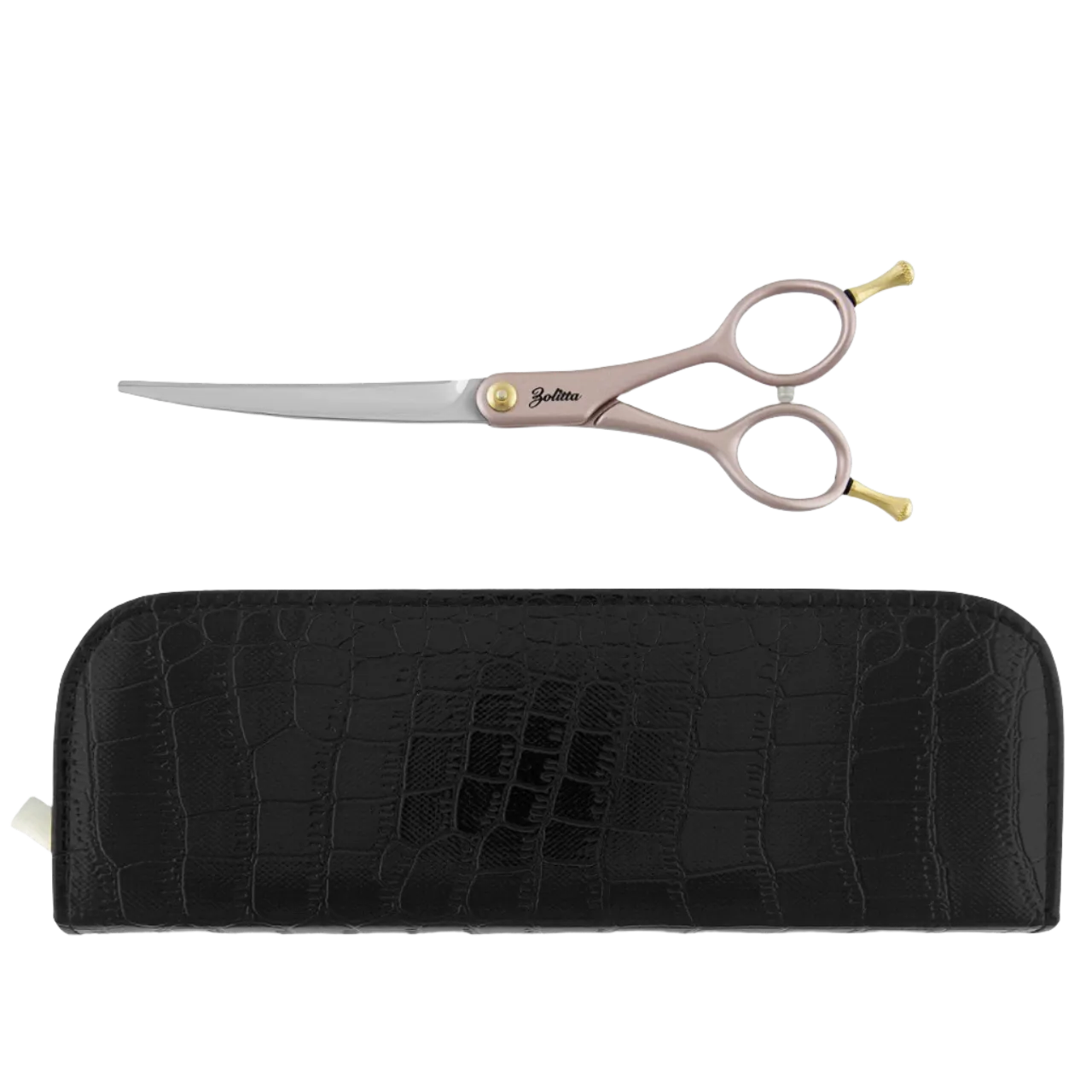 Colibri Curved Scissors Rosegold 6.25 by Zolitta