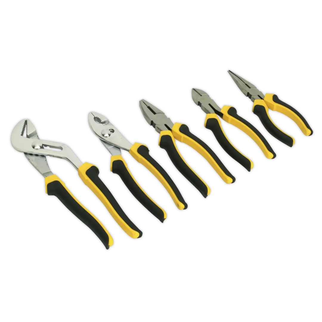 Comfort Grip Pliers Set 5pc