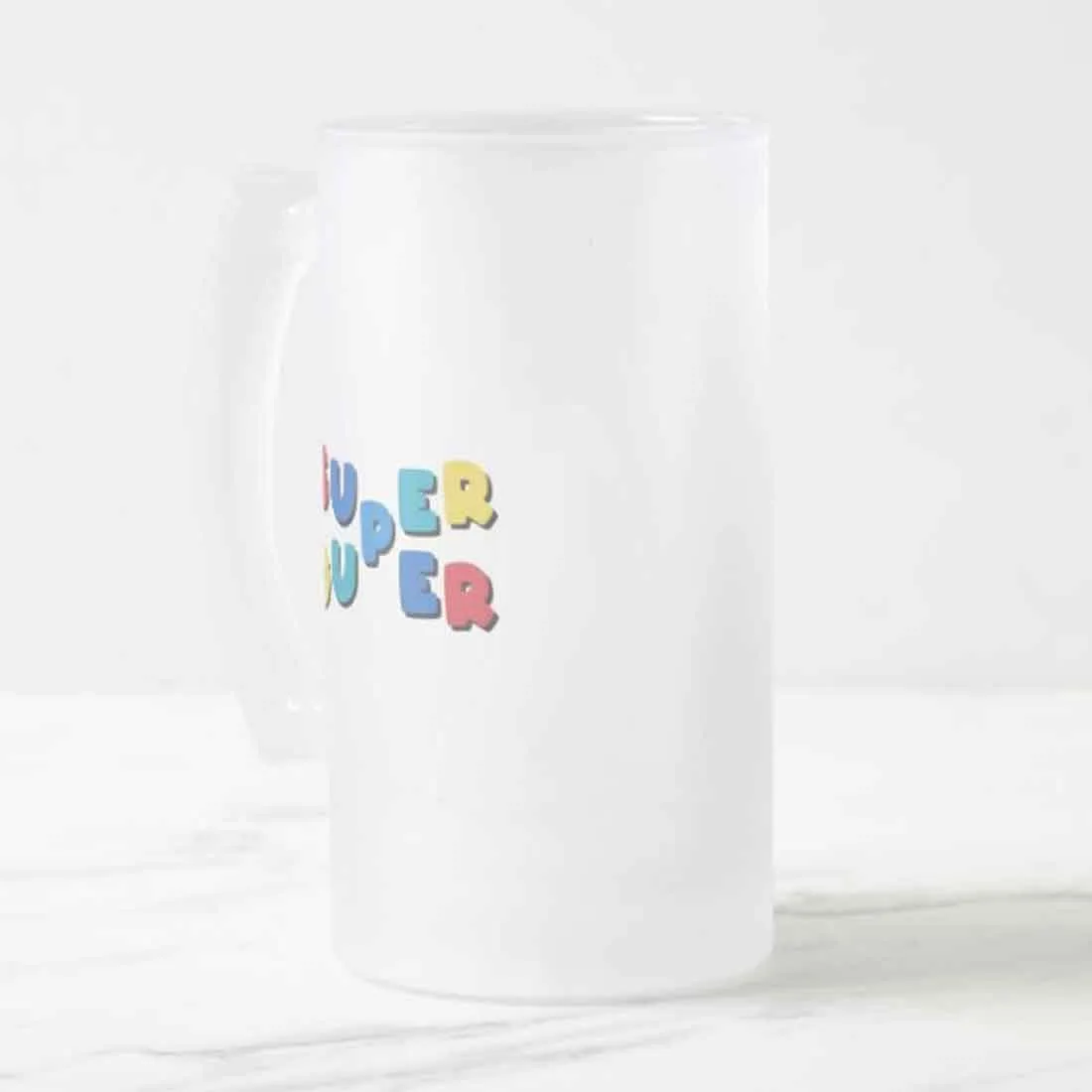 Cool 16oz Beer Mug  -  Super Duper