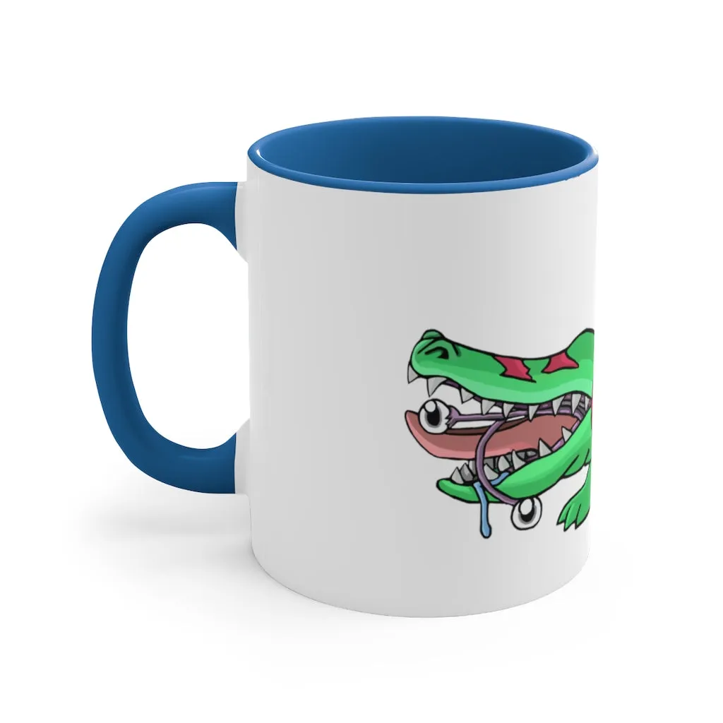 Crocodilas Accent Coffee Mug, 11oz