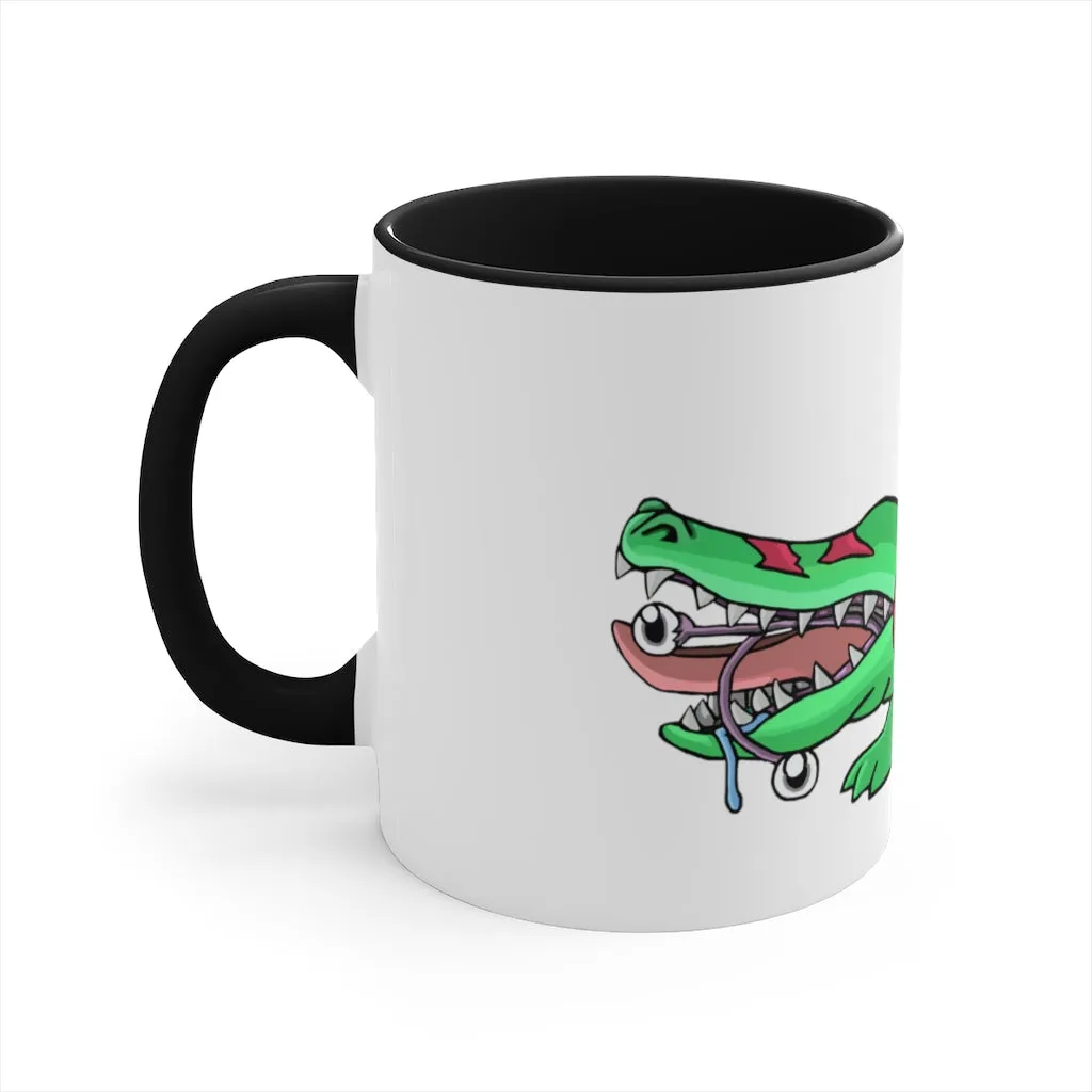 Crocodilas Accent Coffee Mug, 11oz