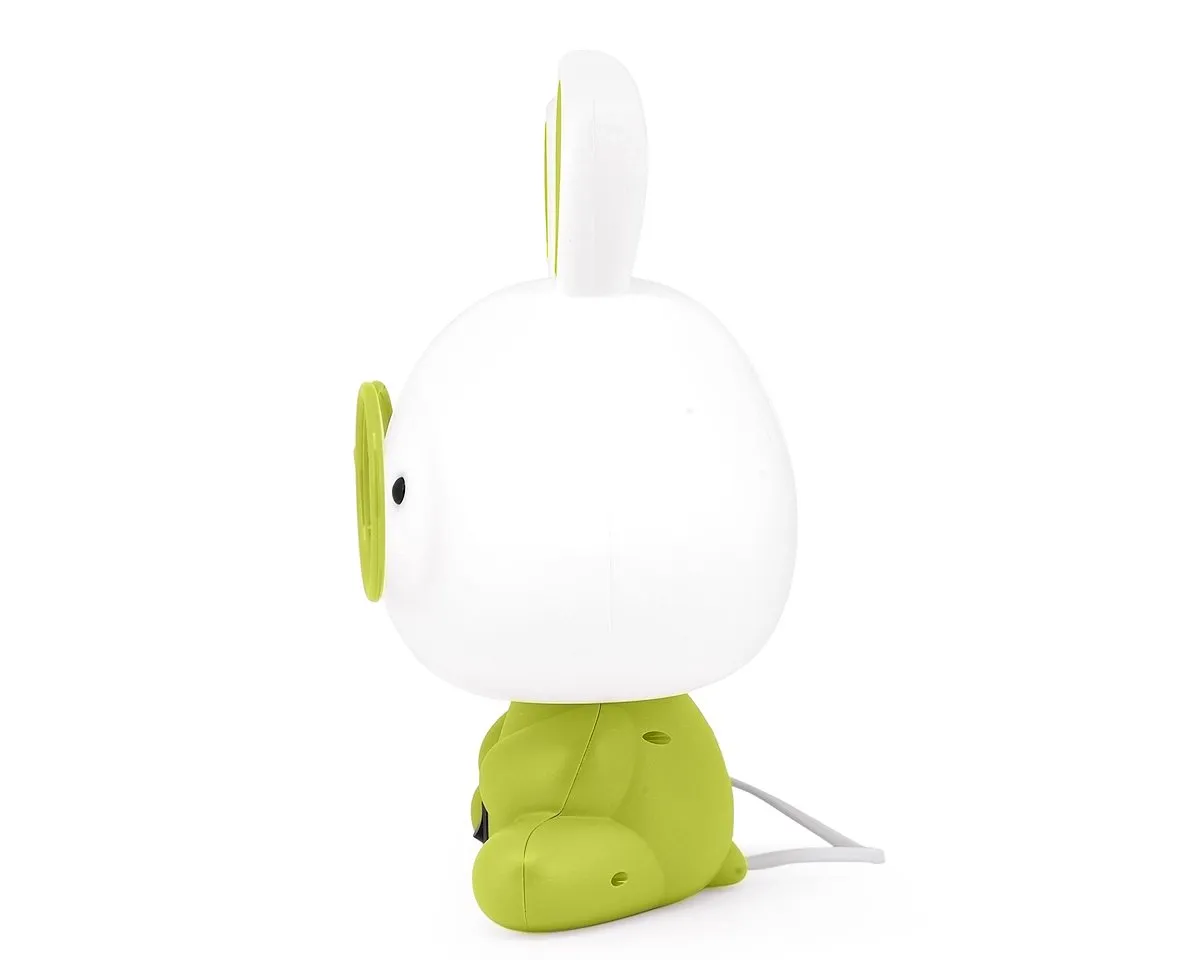 Cute Cartoon Nursery Night Light-Green Rabbit