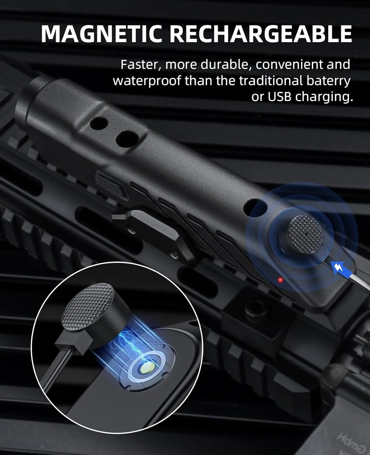 CVLIFE 1700 Lumens Green Laser Light Combo for Rifle Tactical Flashlight with Laser - Global