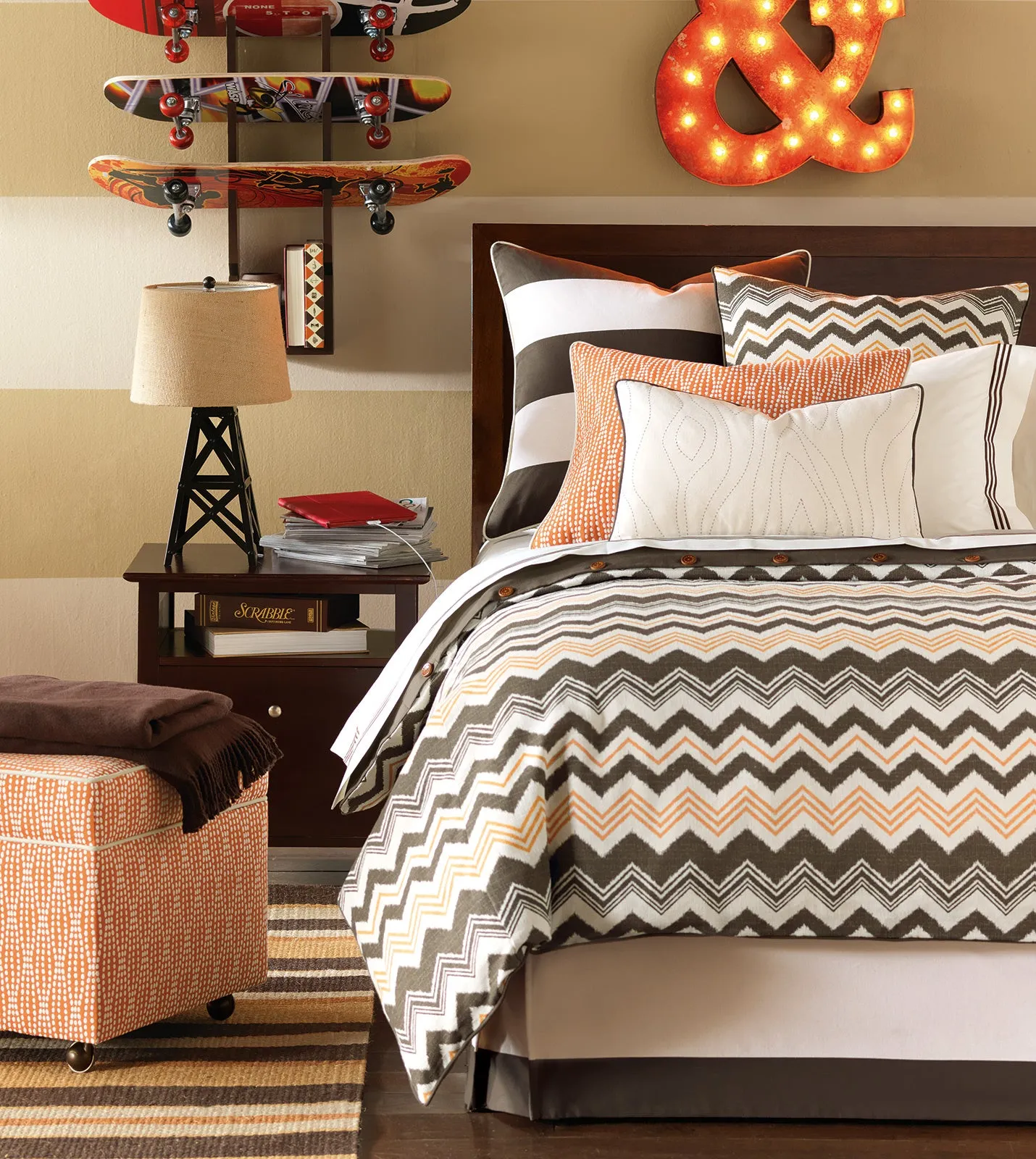 Dawson Chevron Duvet Cover