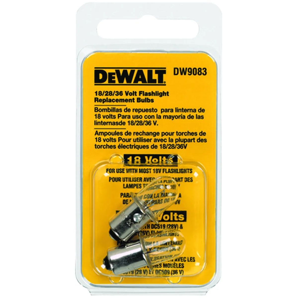 DeWALT DW9083 Flashlight Bulb, Xenon Lamp, 325 Lumens