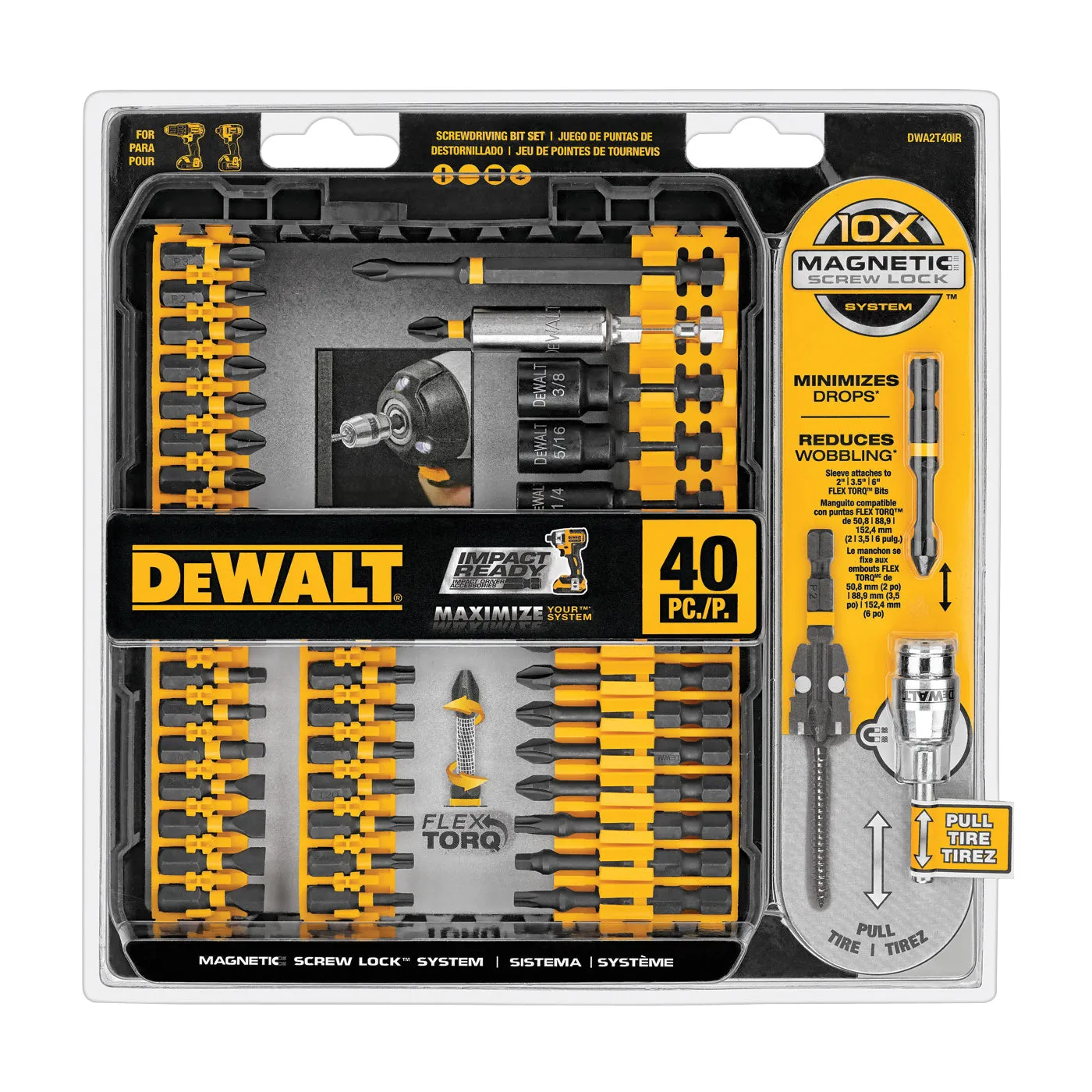 DeWALT DWA2T40IR Screwdriver Bit Set, Steel