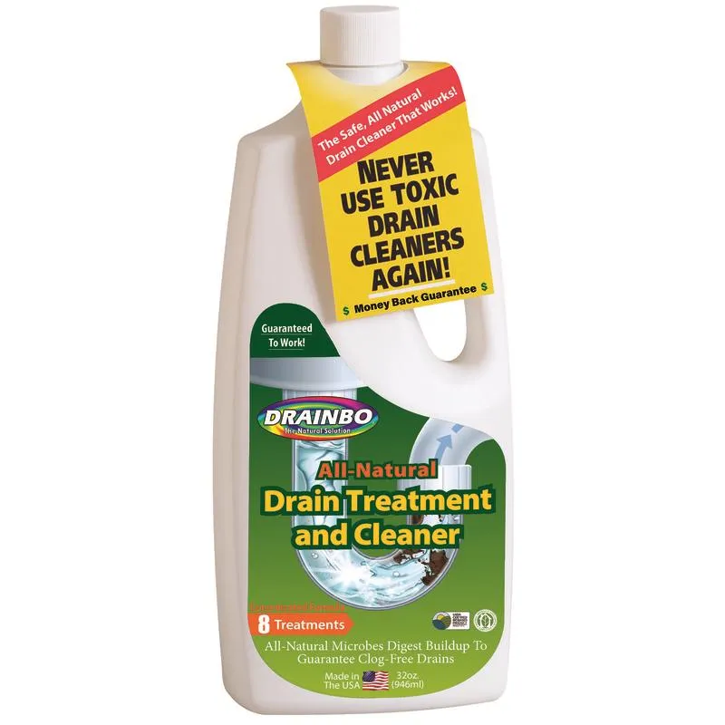 Drainbo The Natural Solution Liquid Drain Cleaner 32 oz