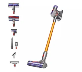 Dyson V8 Absolute Cordless Vacuum Cleaner upto 40 Minutes Run Time Silver Yellow Clearance V8ABS-2023