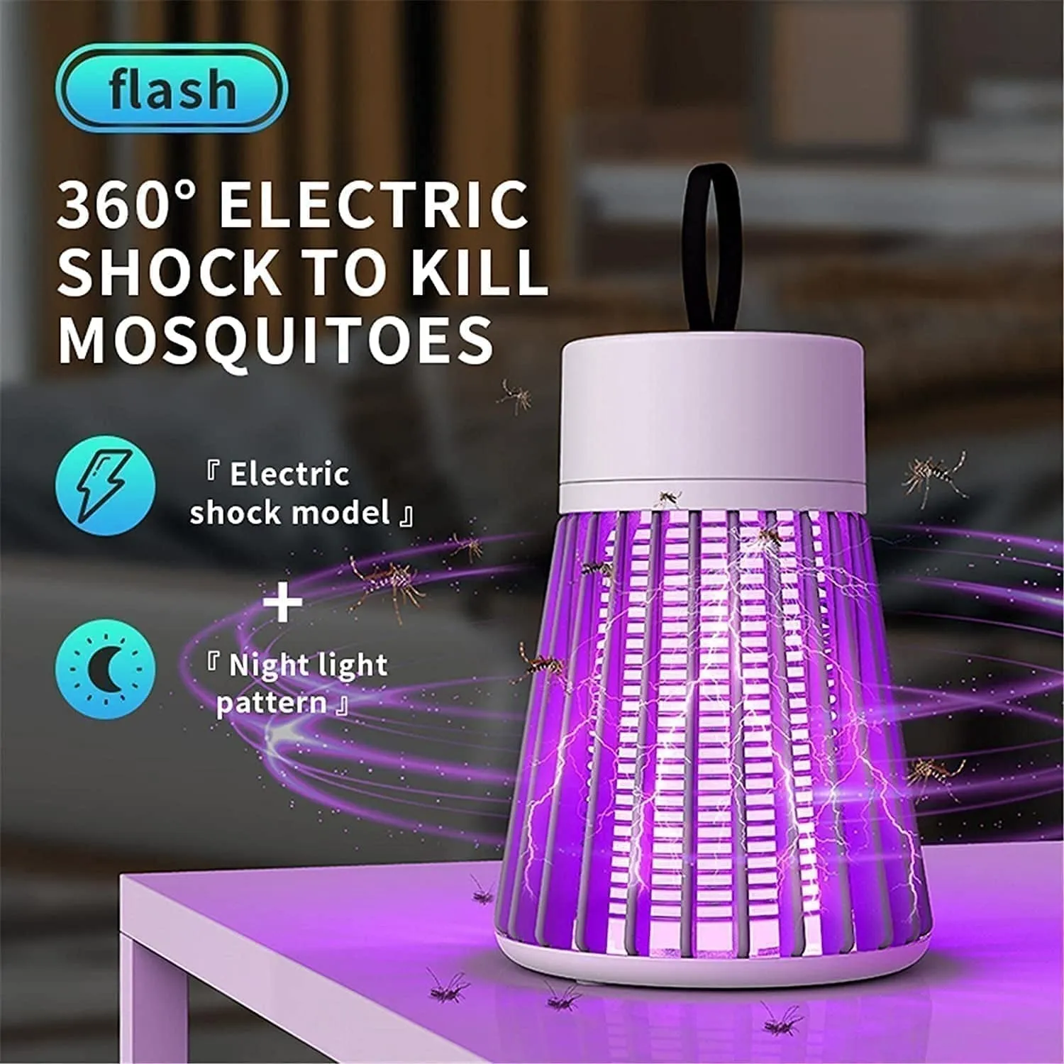 Eco-Friendly LED Mosquito Trap (USB Powered)