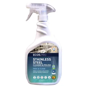 ECOS PRO Soy Scent Stainless Steel Cleaner 32 oz Liquid