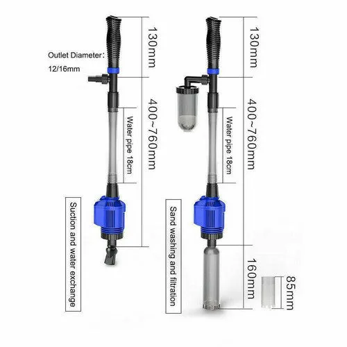 Electric Aquarium Fish Tank Cleaner