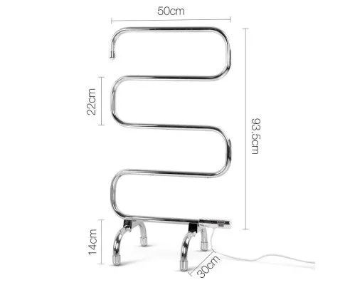 Electric Heated Towel Rail - 5 Rung