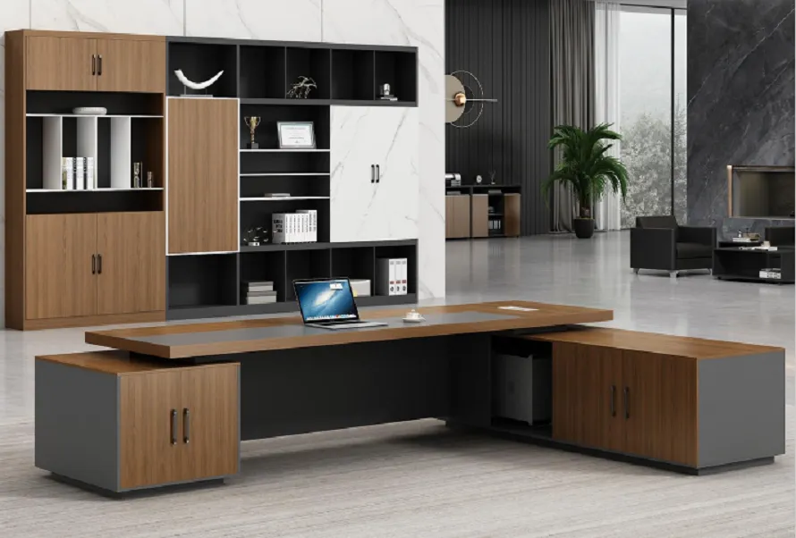 ELEGAWOOD Executive Modern Office Desk