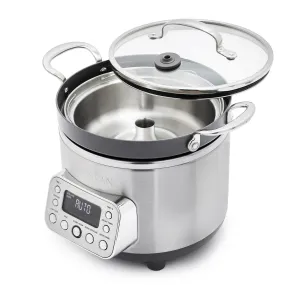 Elite 10-Cup Carb-Reducing Rice & Grains Cooker | Premiere Stainless Steel