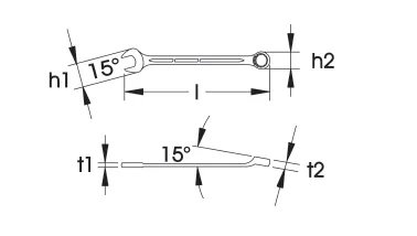 Elora Combination Spanner 34mm