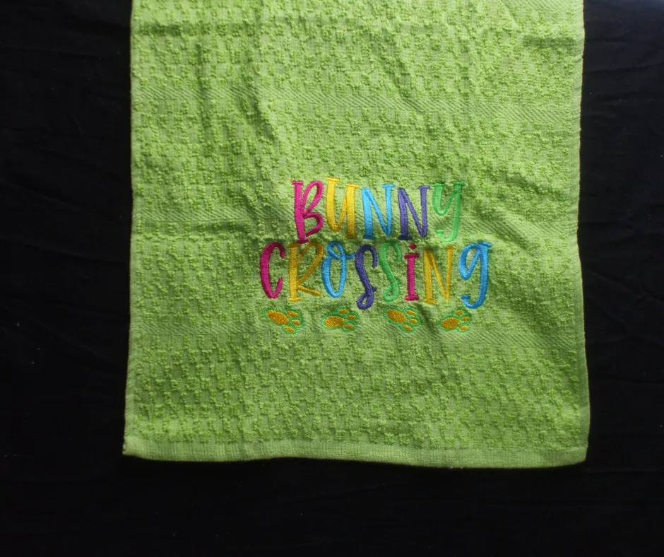 Embroidered Towel - Terry - Varied Styles