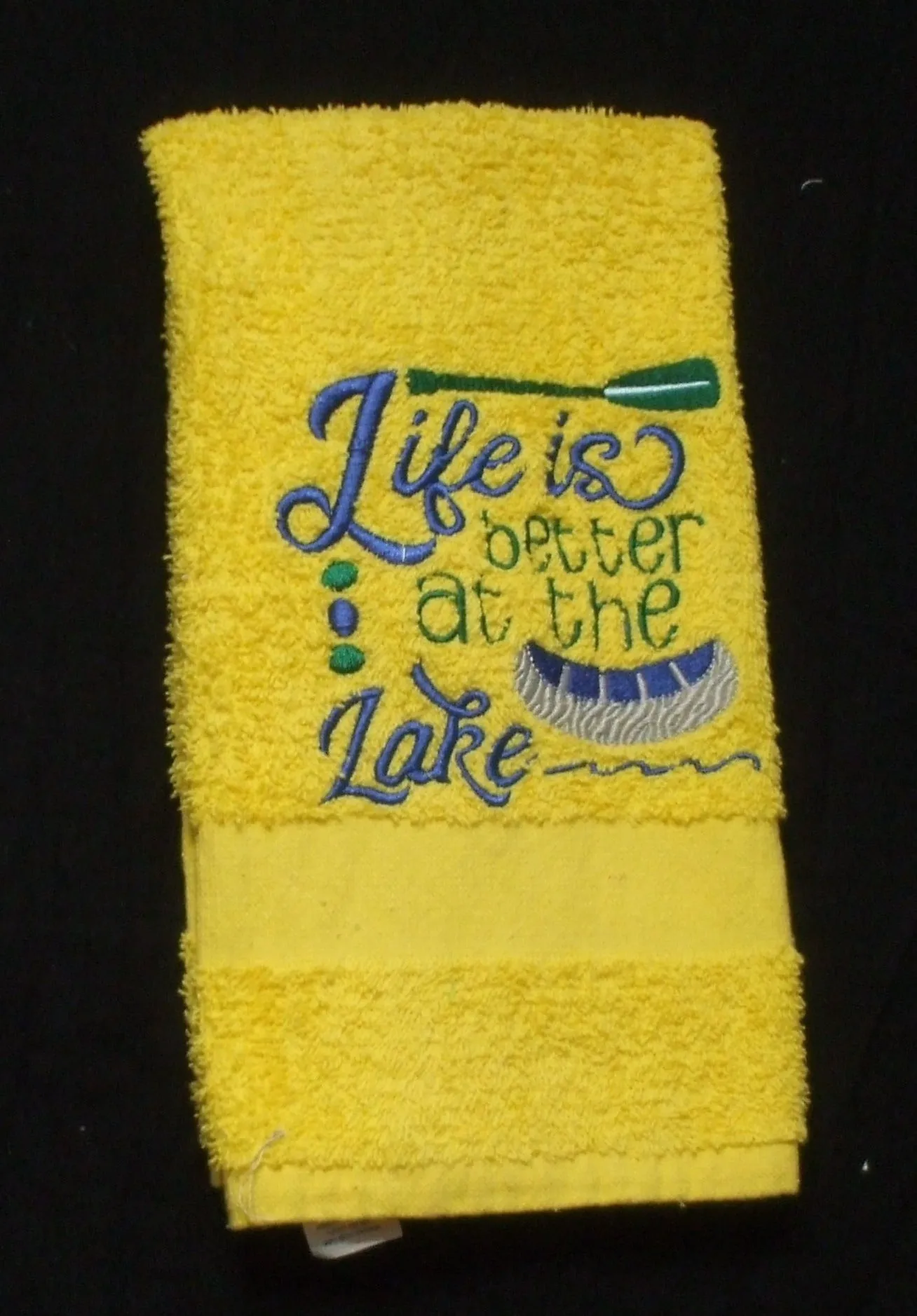 Embroidered Towel - Terry - Varied Styles