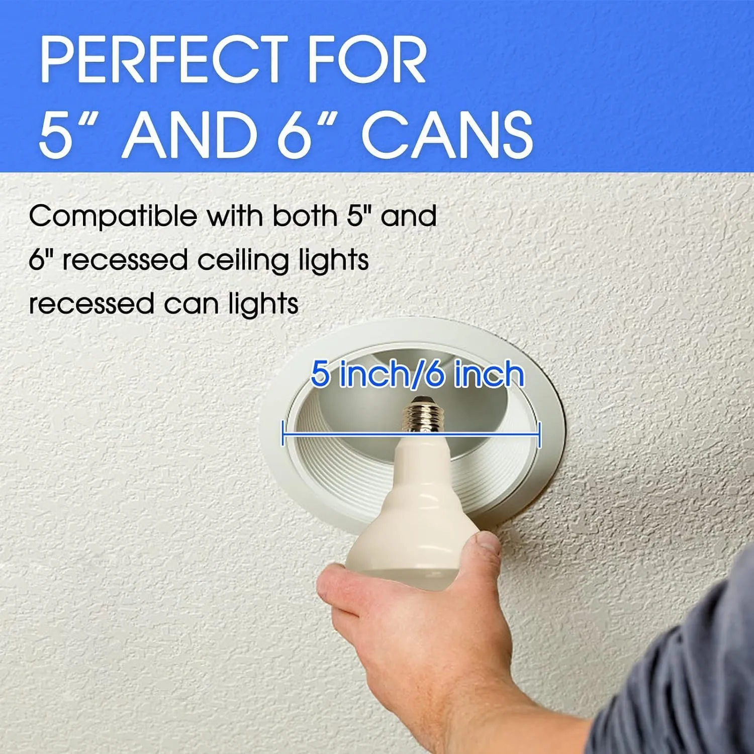 Energetic 6-Pack BR30 LED Recessed Light Bulb