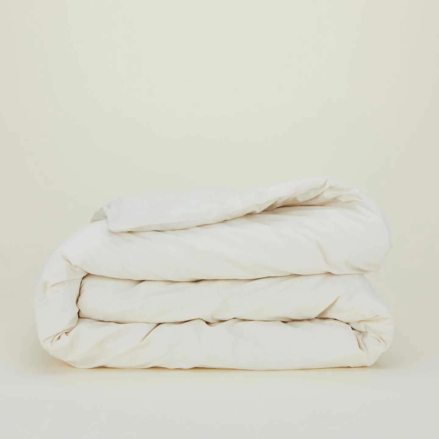 Essential Percale Duvet - Ivory