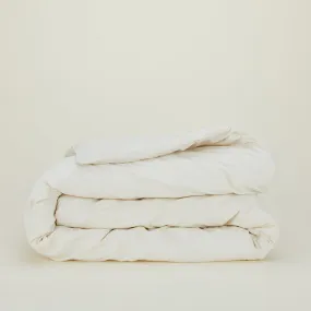 Essential Percale Duvet - Ivory