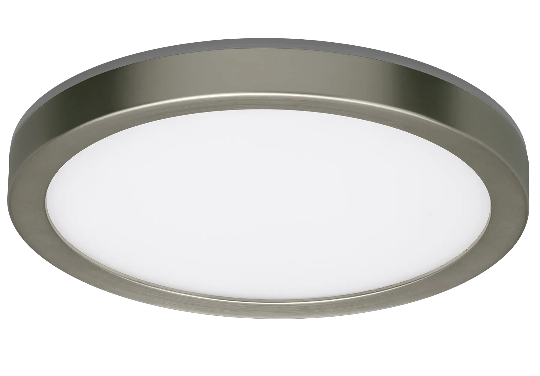 Eti Solid State Lighting 7.5˝ Flush Mount Ceiling Light With Integrated 2000k Nightlight – Brushed Nickel