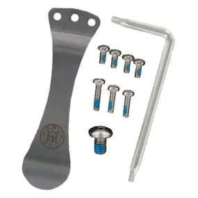 EX01 Folder 3.5 or 4 Stainless Steel Torx Screw Clip Kit