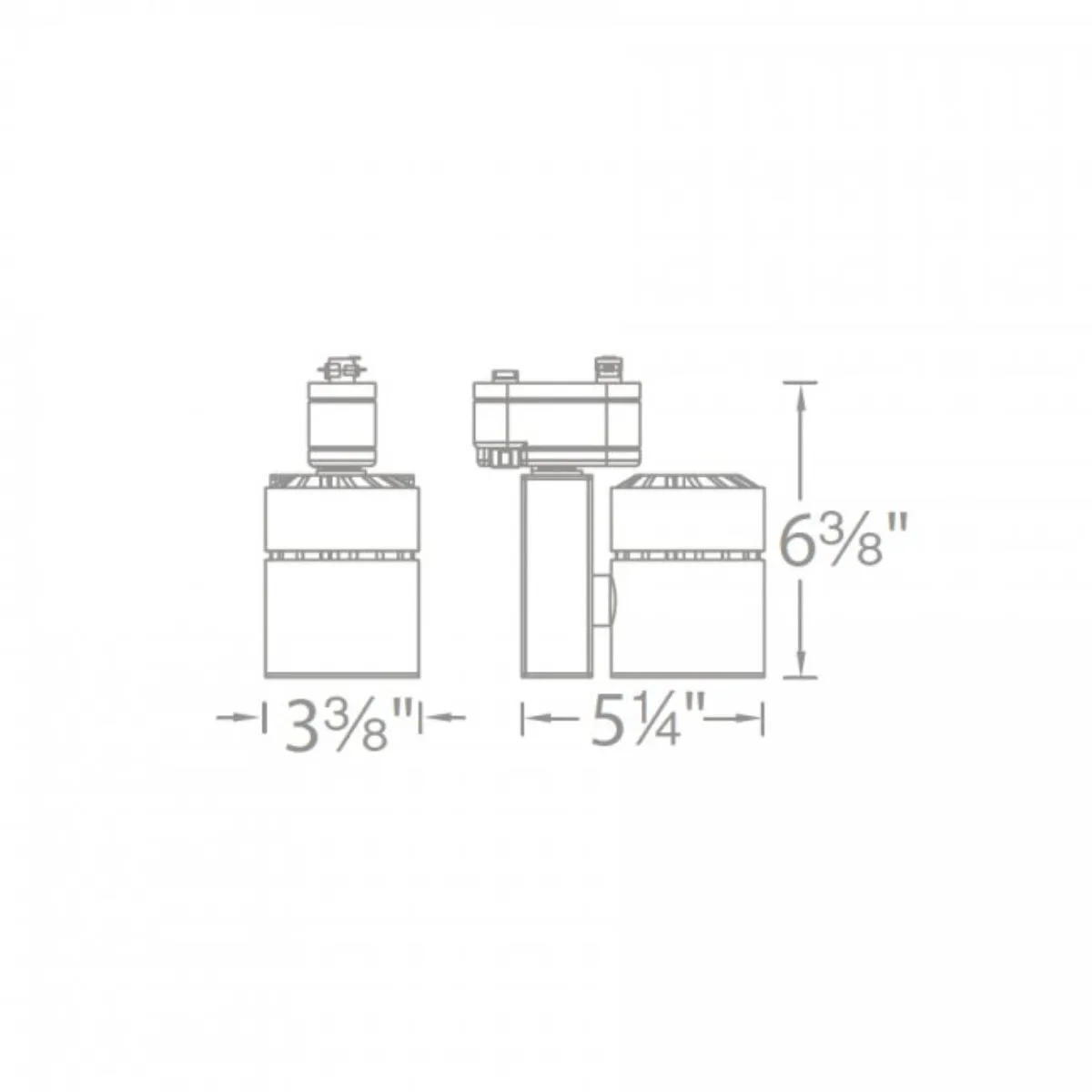 Exterminator II LED Track Head 35W 2700K, Halo, Flood, Nickel