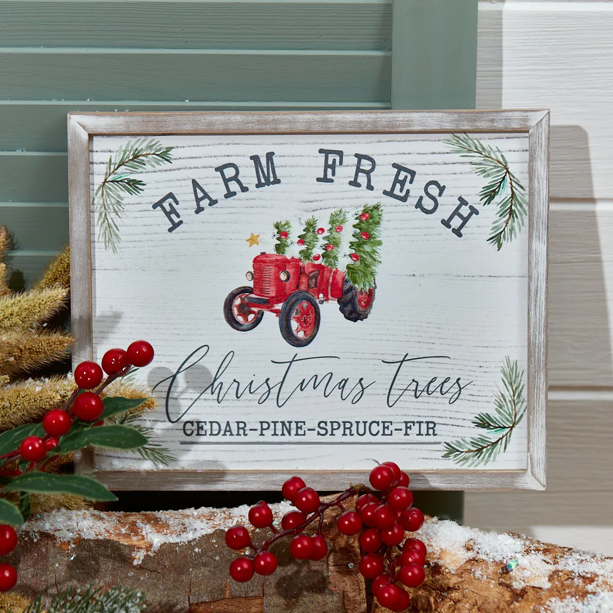 Farm Fresh tree plaque