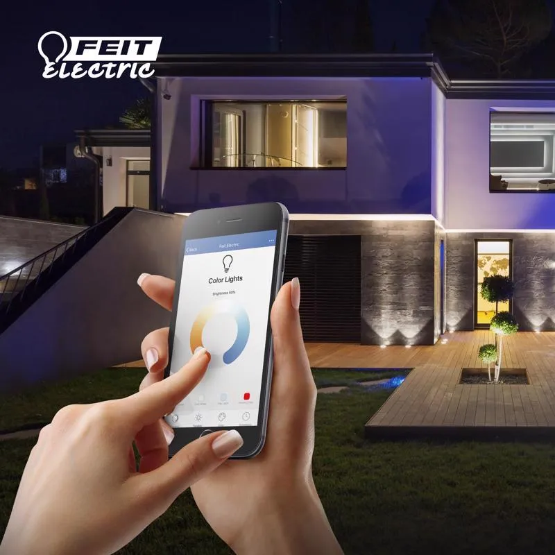 Feit Smart Home Frost White 6 in. W Aluminum LED Smart-Enabled Canless Recessed Downlight 15 W