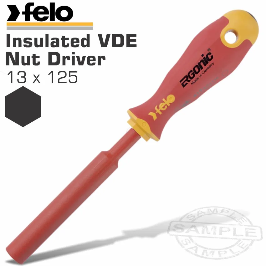 FELo 419 13X125 Nut DRiver Ergonic Insulated Vde FEL41913030