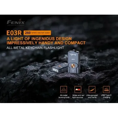 Fenix E03R v2.0 Keychain Flashlight