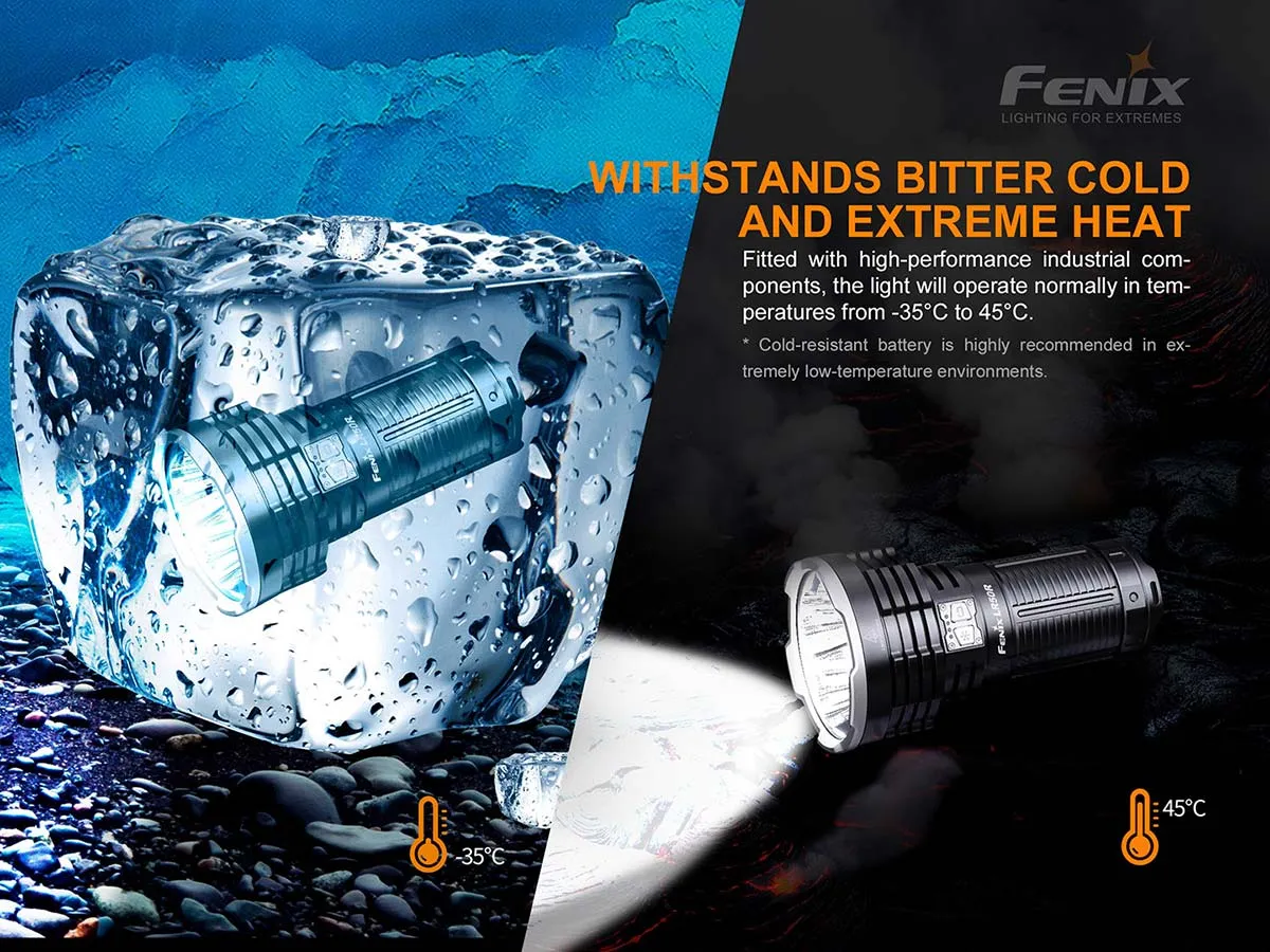 Fenix LR50R Flashlight - 12000 Lumen Spotlight