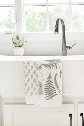 Fern Fronds Tea Towel