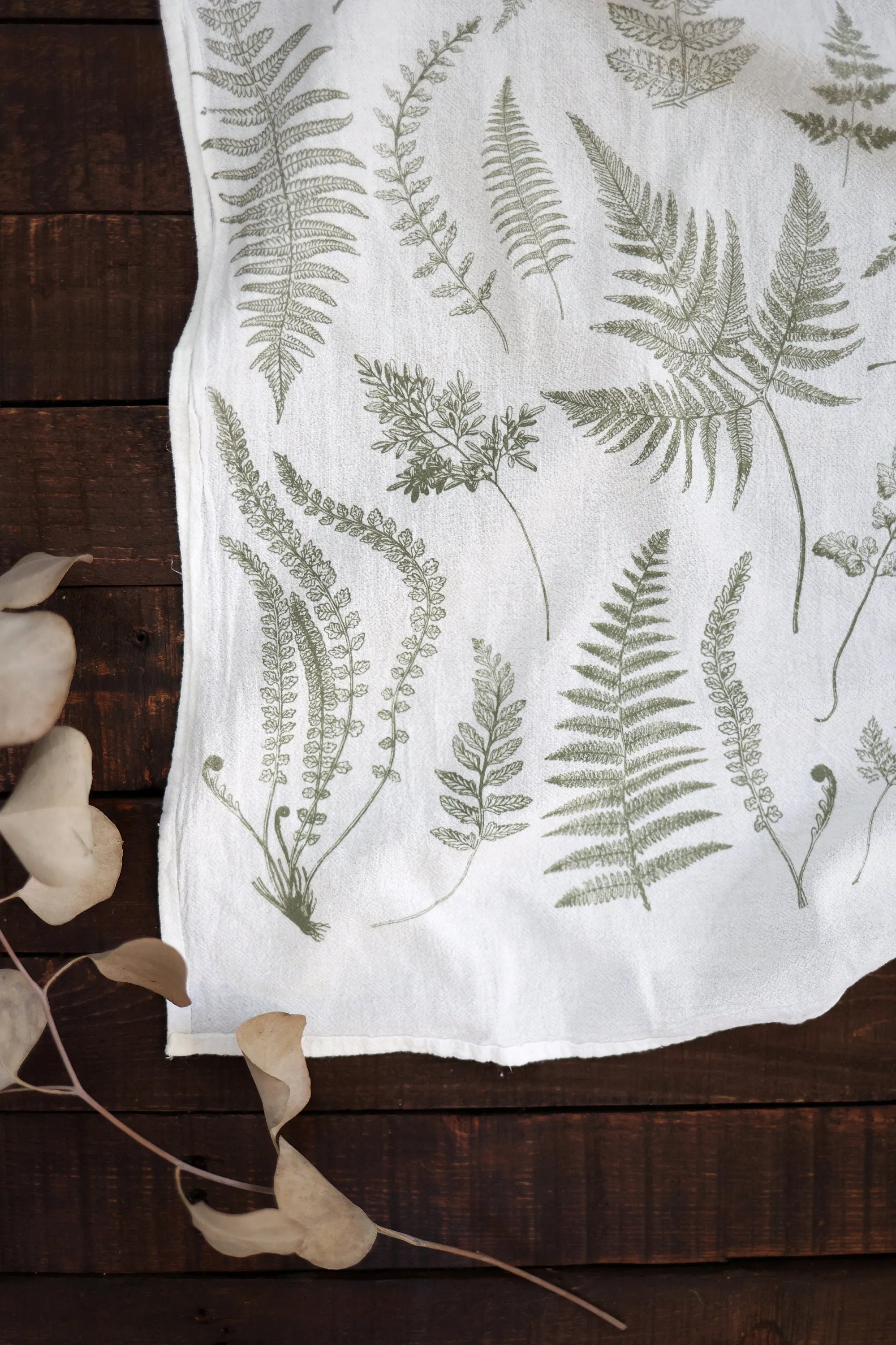 Fern Fronds Tea Towel