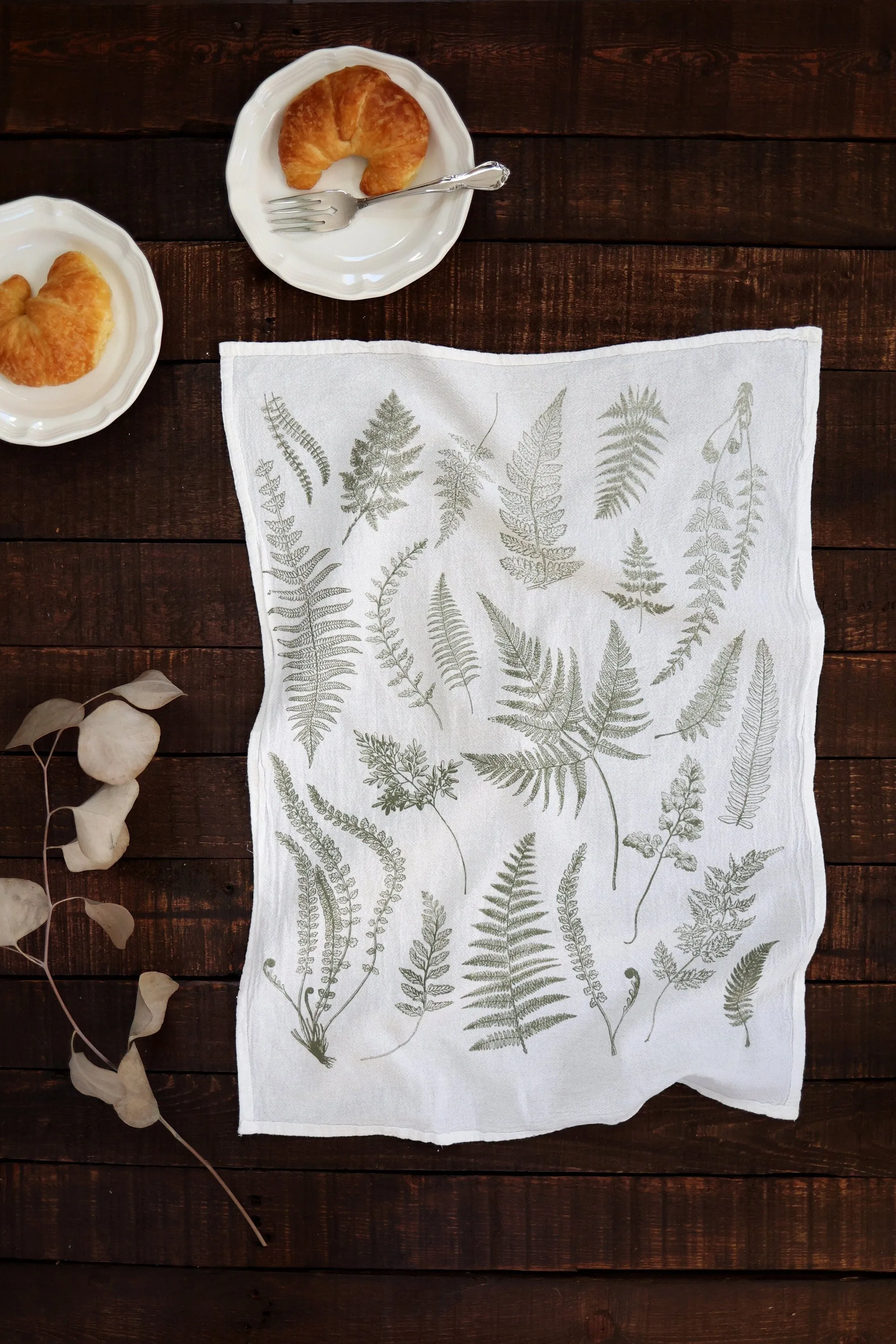 Fern Fronds Tea Towel