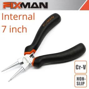 FIXMAN FIXMAN STRAIGHT INTERNAL CIRCLIP PLIERS 7'/175MM FIX A0602