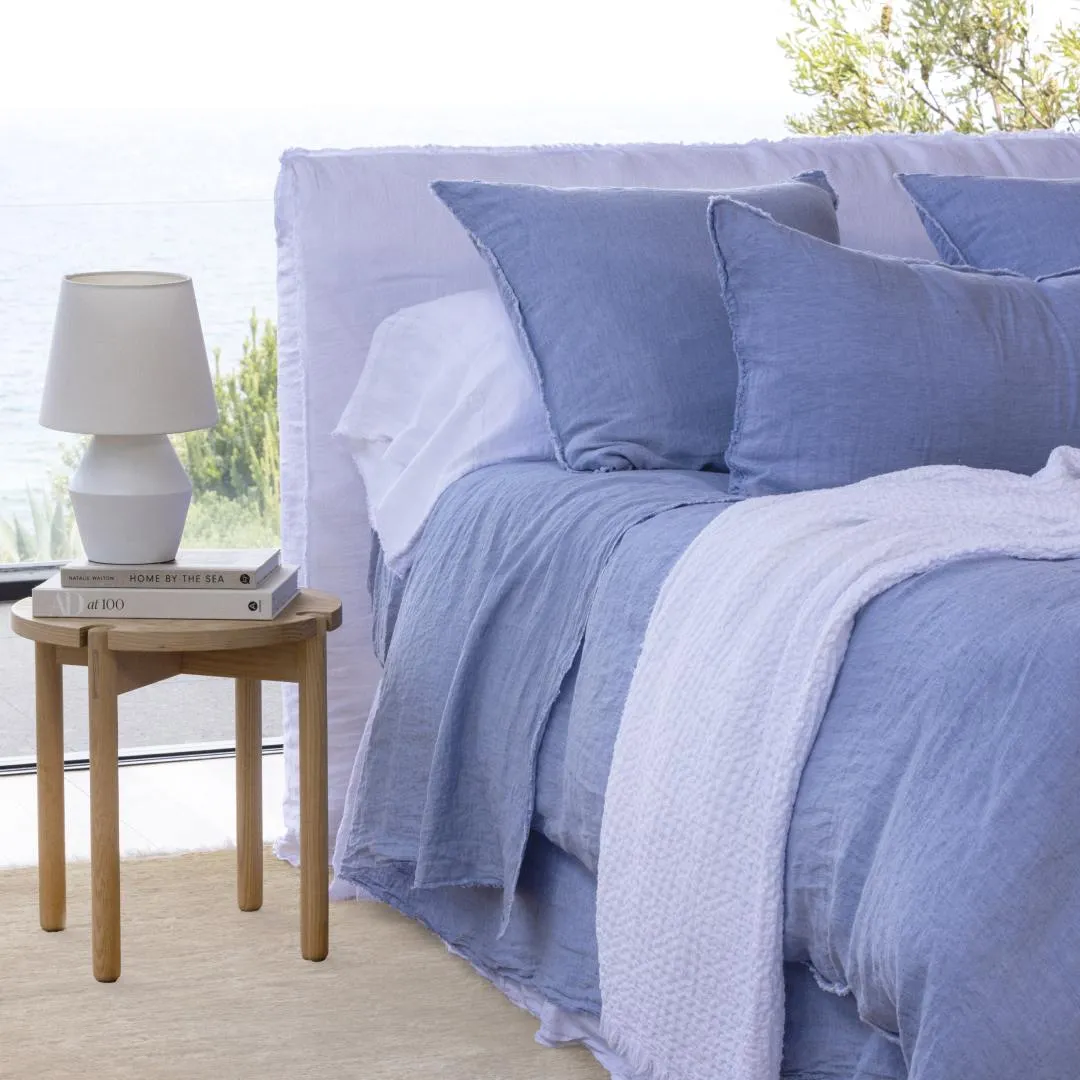 Flocca Linen Duvet Cover - Azzura