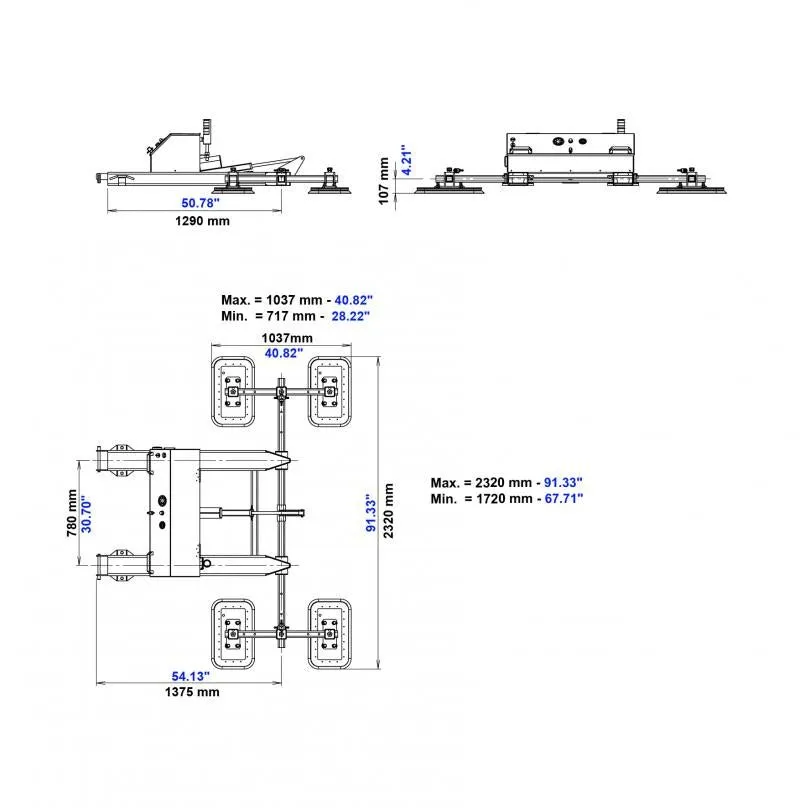 FMVLA Fork Mounted Vacuum Lifting Attachment