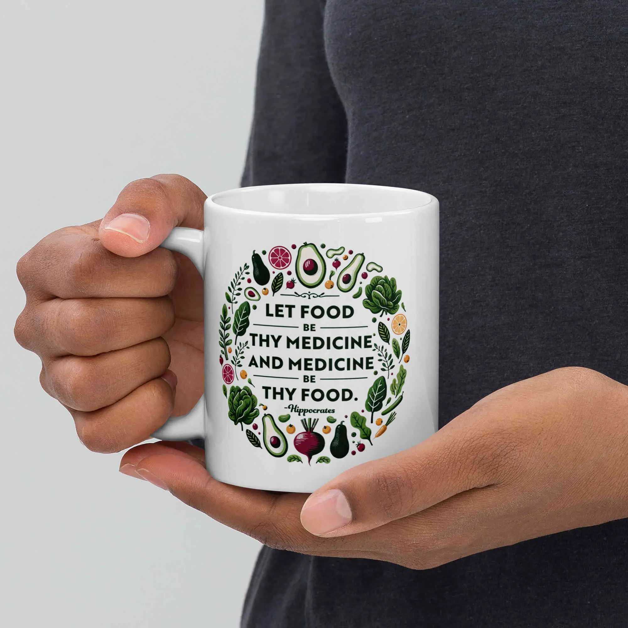 Food Be Thy Medicine Mug (11oz, 15oz, 20oz)