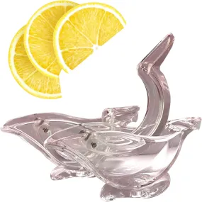 French Lemon Lime Squeezer Juicing has never been so convenient with this adorable crystal clear handheld lemon citrus juicer-FLLS