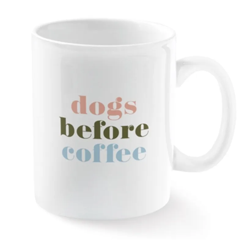 Fringe Dogs Before Coffee Montana Mug