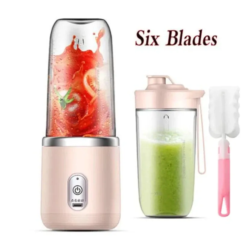 Fruit Mixers Juicers Portable Electric Juicer Blender Fruit Juicer Cup Food Milkshake Juices Maker Household Kitchen Tools