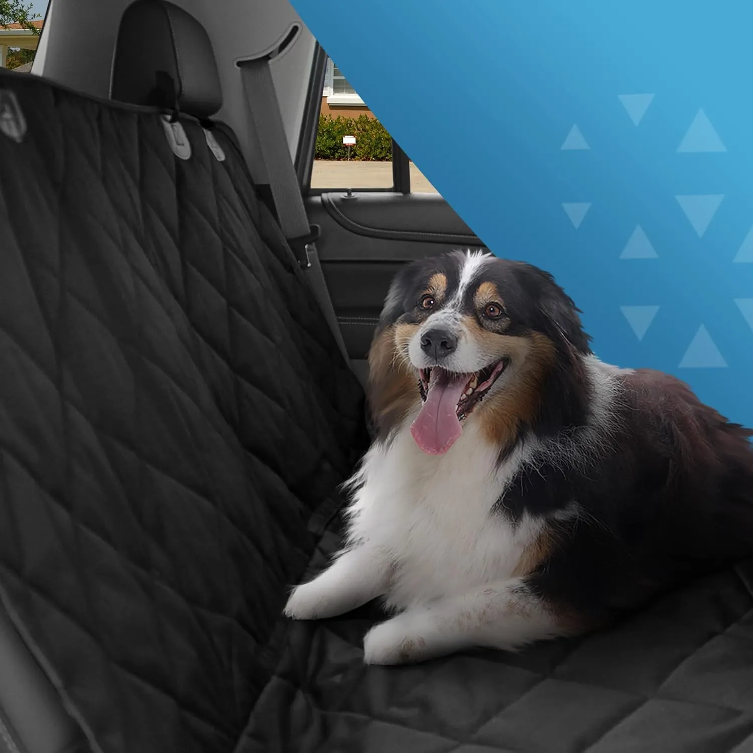 FurDreams Premium Pet Seat Cover – Heavy-Duty, Non-Slip, Scratch-Proof & Waterproof with Hammock Mode – Easy Install & Clean Universal Protector for SUVs, Trucks & More