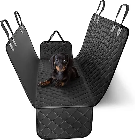 FurDreams Premium Pet Seat Cover – Heavy-Duty, Non-Slip, Scratch-Proof & Waterproof with Hammock Mode – Easy Install & Clean Universal Protector for SUVs, Trucks & More