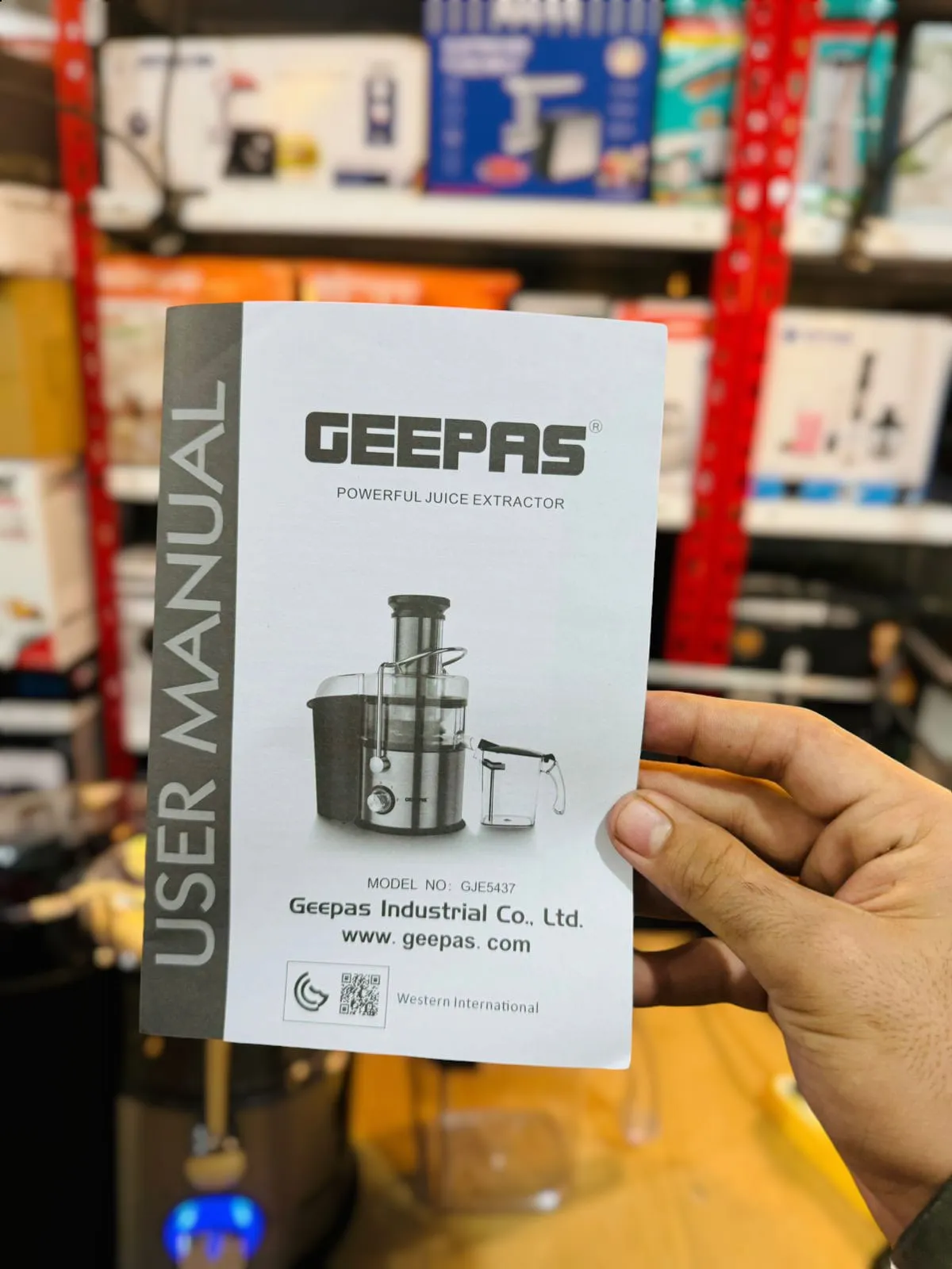 GEEPAS 800W Juicer-5437