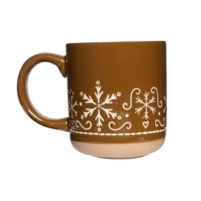 Gingerbread Stoneware Coffee Mug